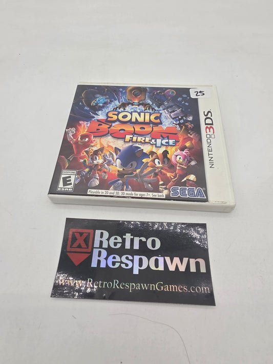 Sonic Boom: Fire & Ice - Nintendo 3DS (Complete)