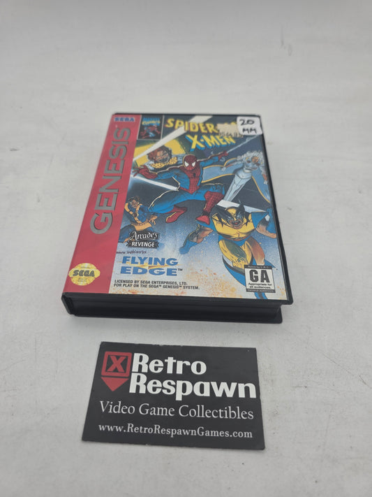 Spiderman X-Men Arcade's Revenge - Sega Genesis (Missing Manual)
