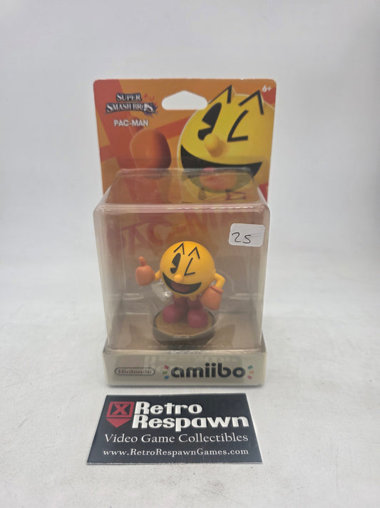 Super Smash Bros. - Pac Man Amiibo (Sealed)