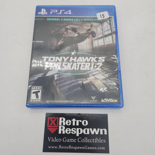 Tony Hawk's Pro Skater 1 and 2 - Playstation 4 (Complete)