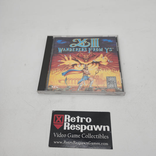 Ys III Wanderers from Ys - TurboGrafx CD (Complete)