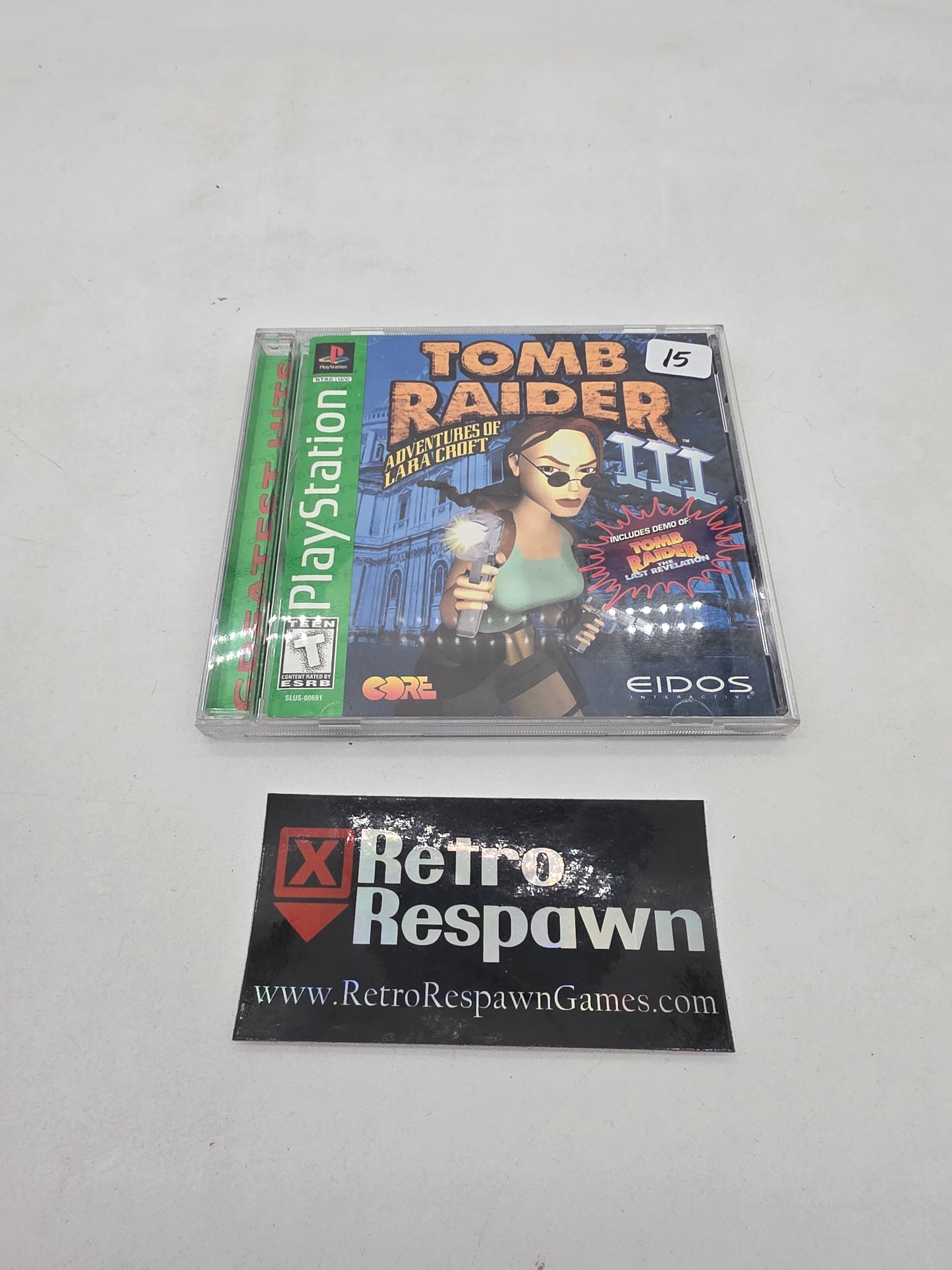 Tomb Raider III [Greatest Hits] - Playstation (Complete)