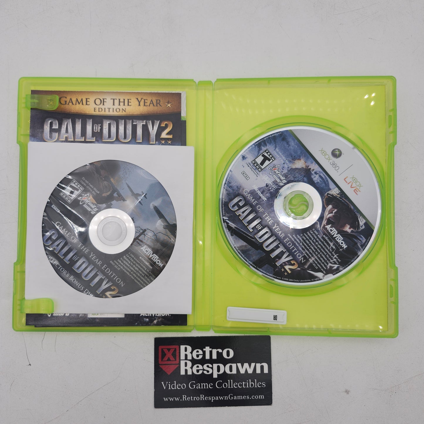 Call of Duty 2 [Game of the Year] - Xbox 360 (Complete)
