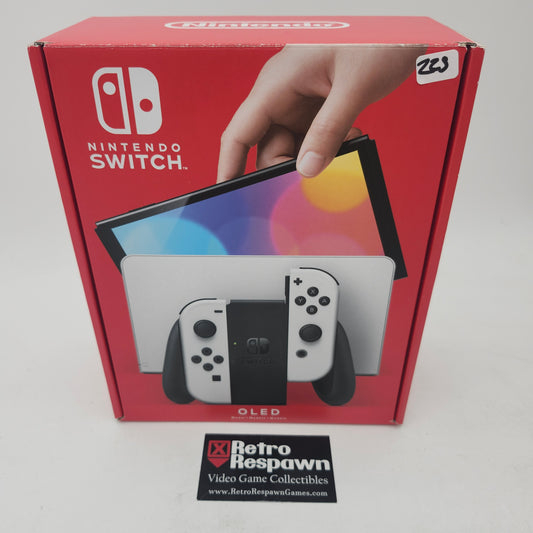 Nintendo Switch OLED with White Joy-Con - Nintendo Switch (Complete)