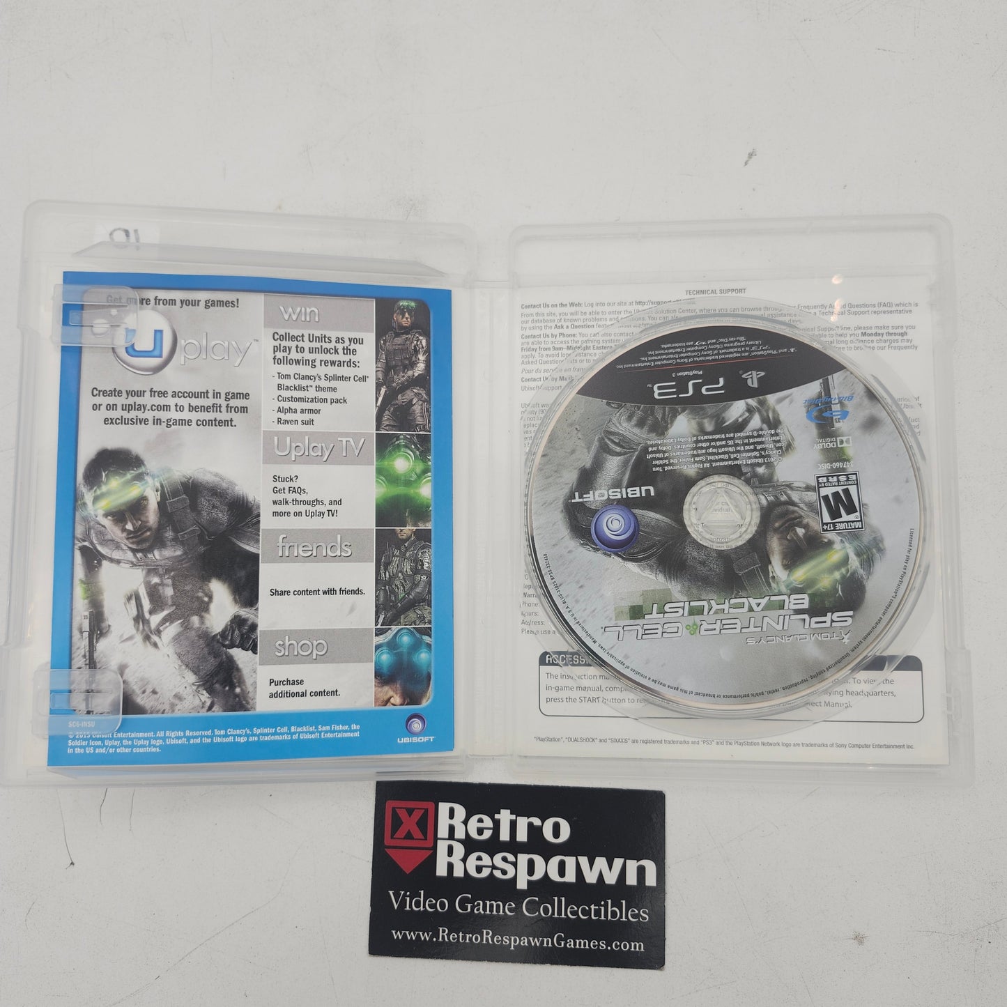 Splinter Cell: Blacklist - Playstation 3 (Complete)