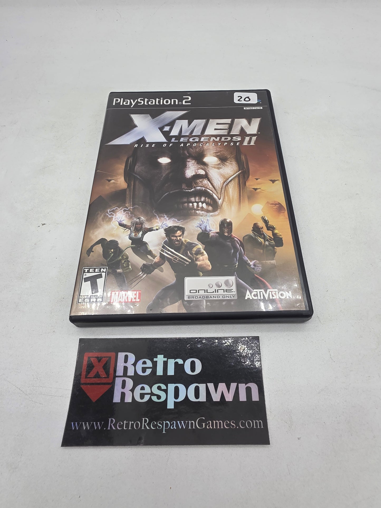 X-Men Legends II Rise of Apocalypse - Playstation 2 (Complete)