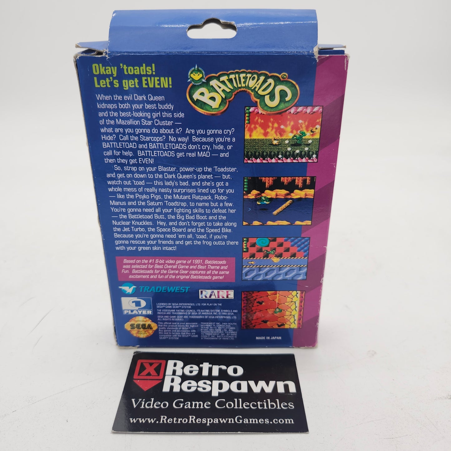 Battletoads - Sega Game Gear (Complete)