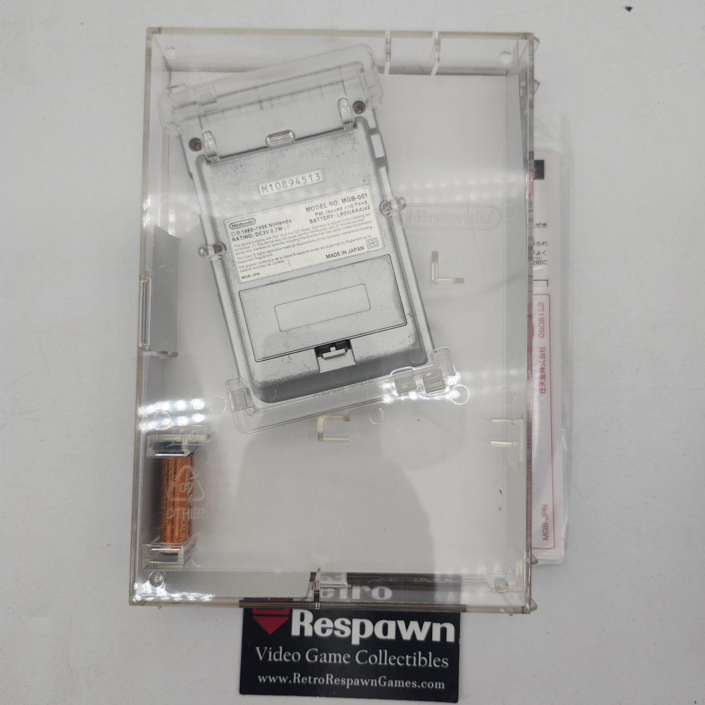 Silver Gameboy Pocket -JP Gameboy (Complete)