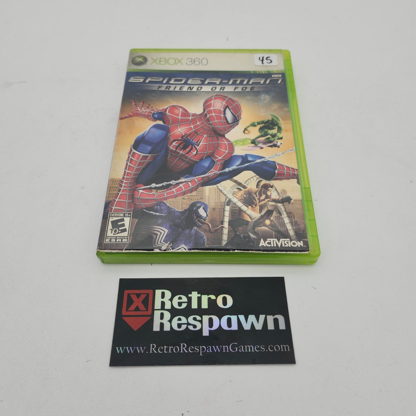 Spiderman Friend or Foe - Xbox 360 (Missing Manual)