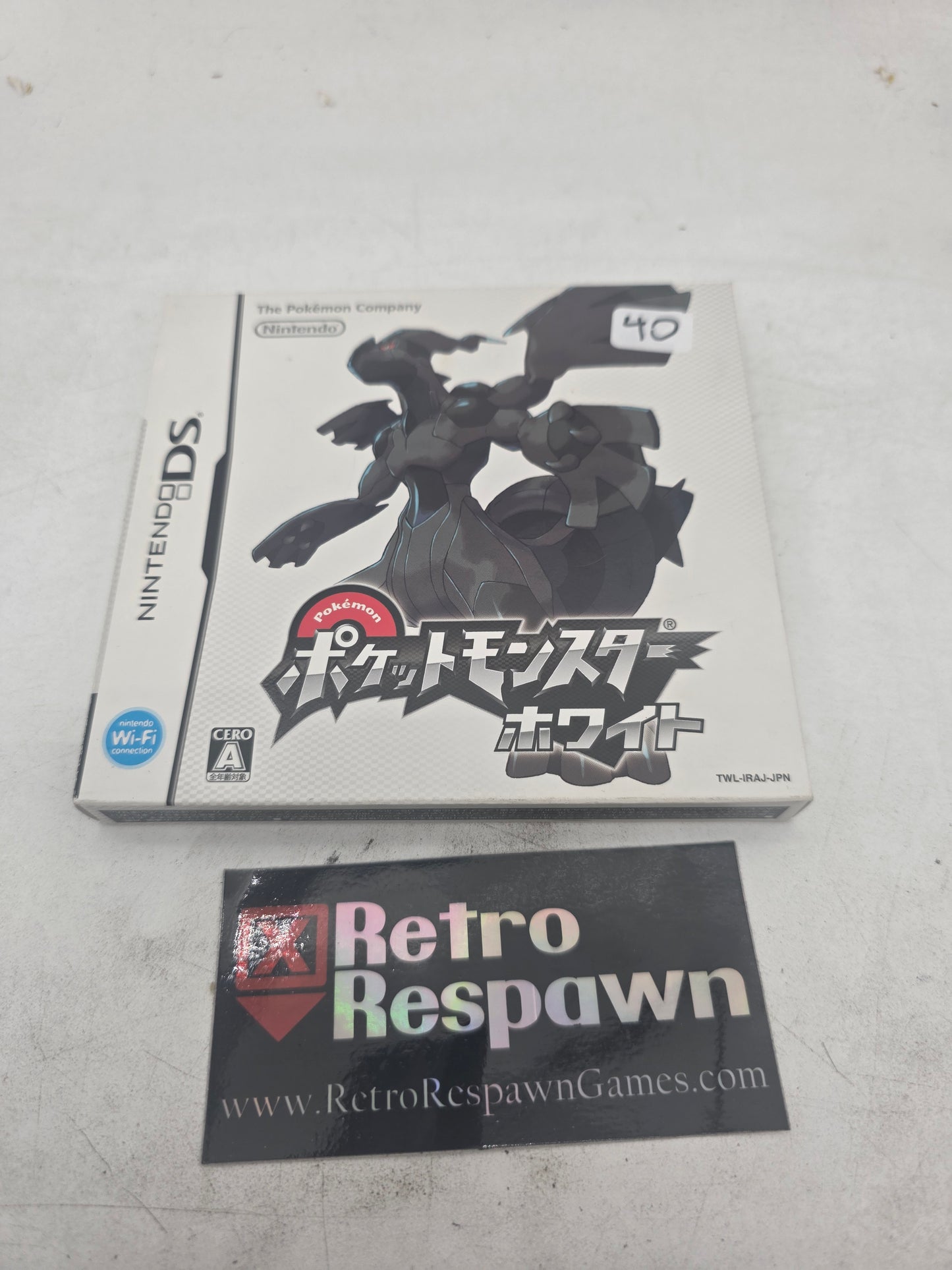 Pokemon White - JP Nintendo DS (Complete/ W Sleeve)