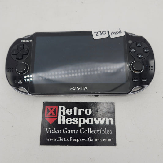 Black Modded PSVita 1000 - PS VITA (Console + Charger)