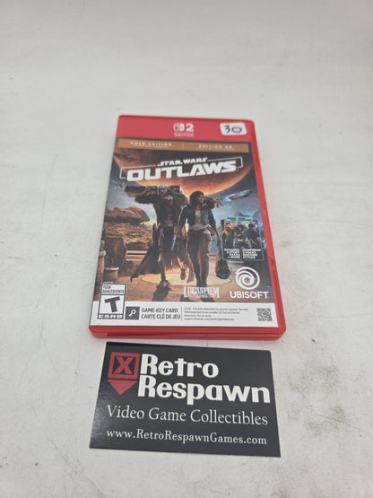 Star Wars Outlaws Gold Edition - Nintendo Switch 2 (Complete)
