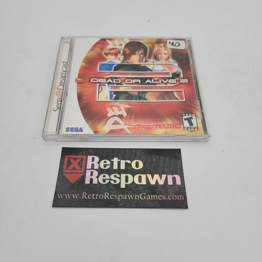 Dead or Alive 2 - Sega Dreamcast (Complete)