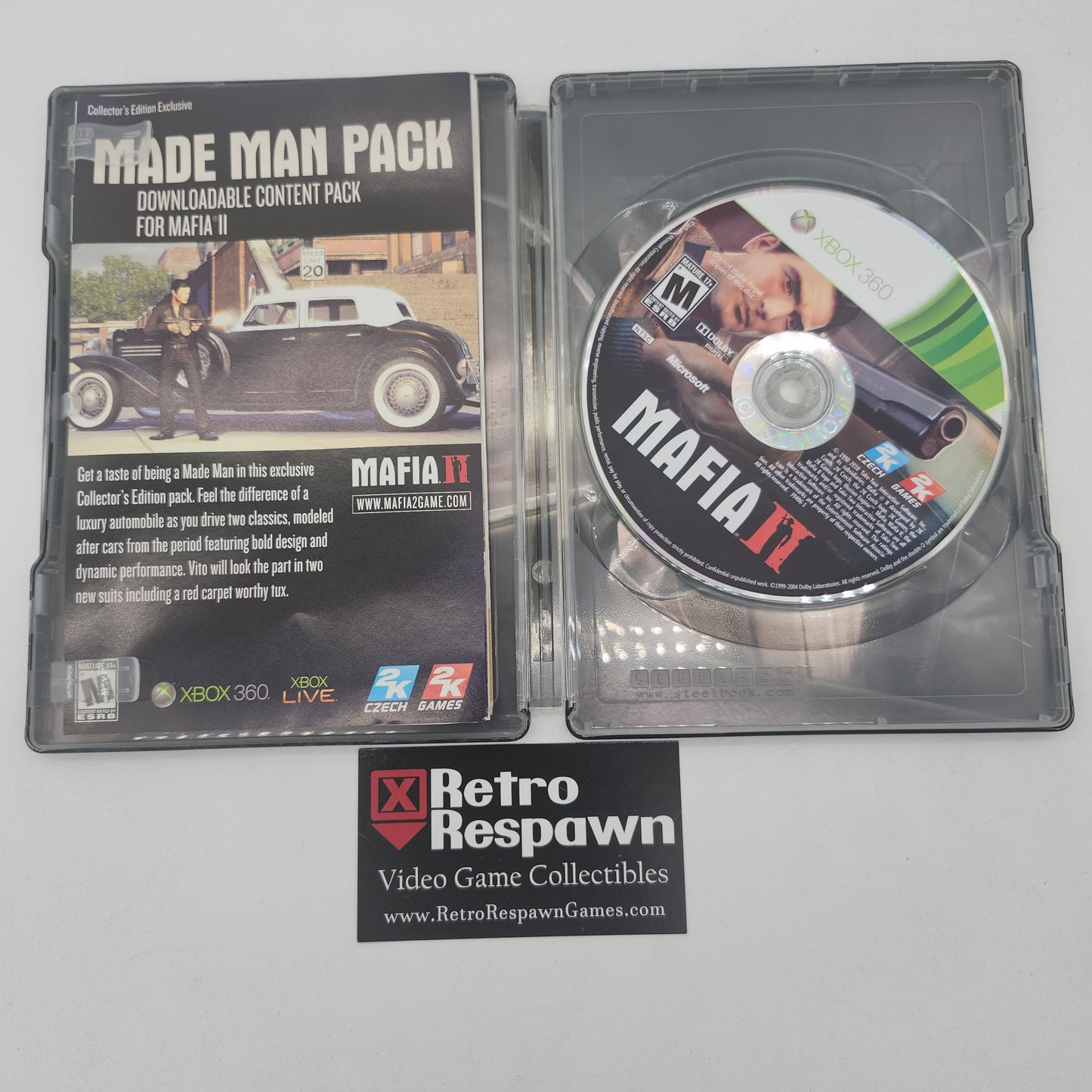 Mafia II [Collector's Edition] - Xbox 360 (Complete)