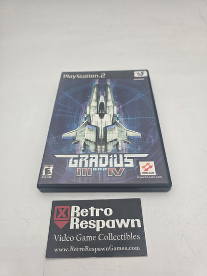 Gradius 3 and 4 - Playstation 2 (Complete)
