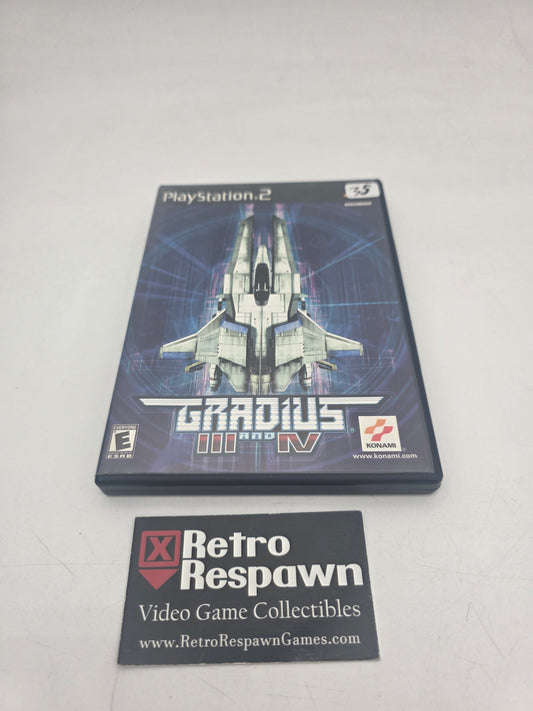 Gradius 3 and 4 - Playstation 2 (Complete)