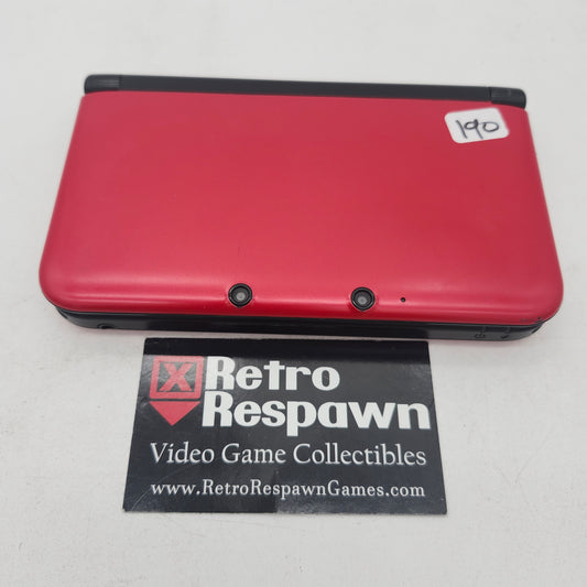 Nintendo 3DS XL Black & Red - Nintendo 3DS (Console + Charger)