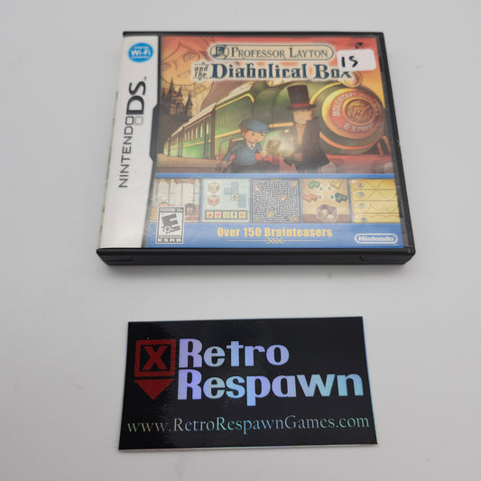 Professor Layton and The Diabolical Box - Nintendo DS (Complete)