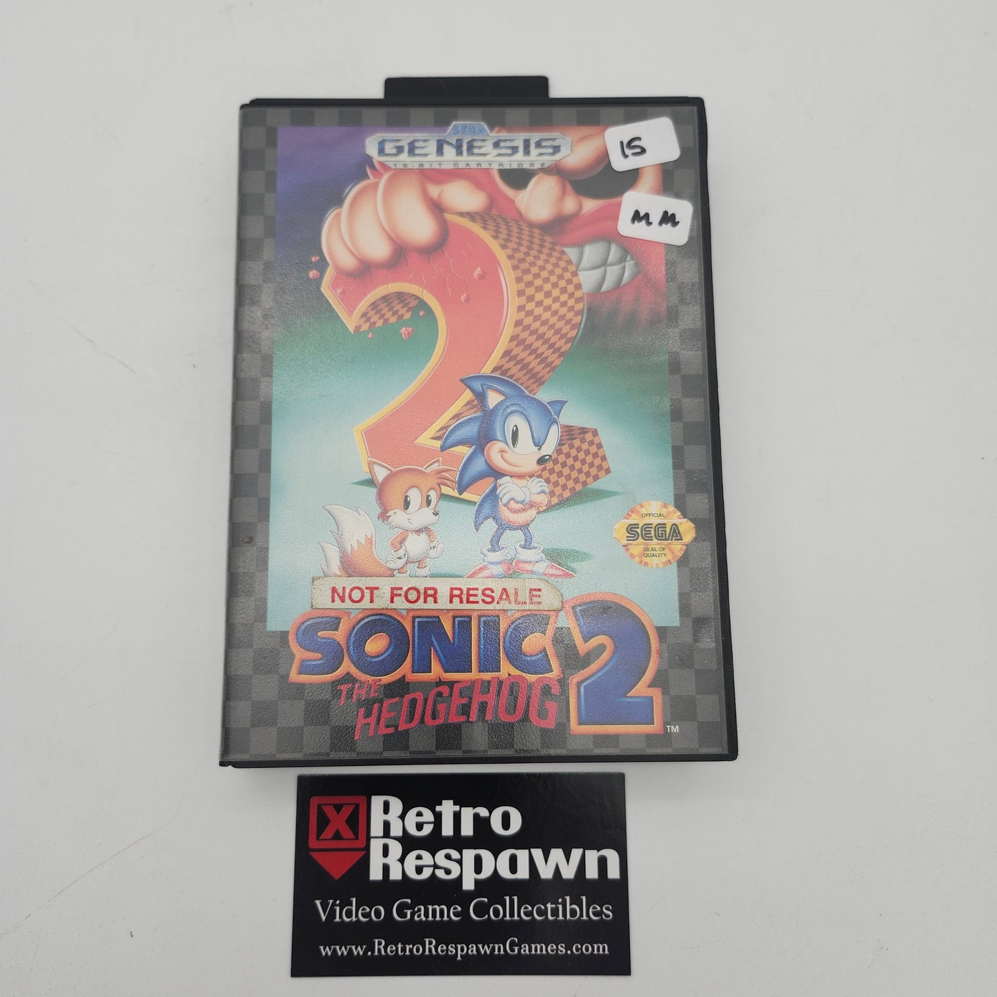 Sonic the Hedgehog 2 [Not for Resale] - Sega Genesis (Missing Manual)