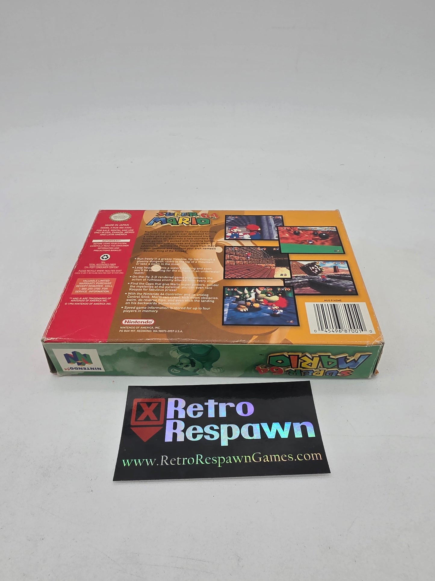 Super Mario 64 [Player's Choice] - Nintendo 64 (Complete)