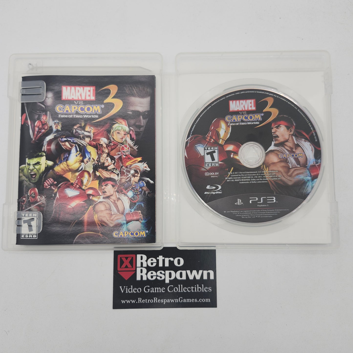 Marvel Vs. Capcom 3: Fate of Two Worlds - Playstation 3 (Complete)