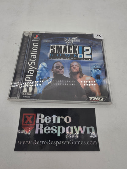 WWF Smackdown 2: Know Your Role - Playstation (Complete)