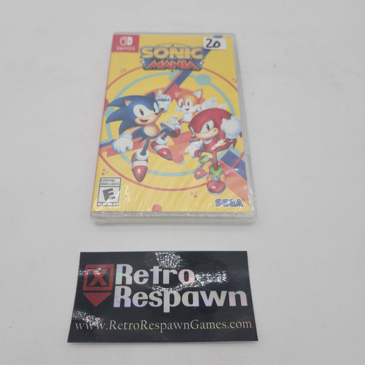 Sonic Mania - Nintendo Switch (Sealed)