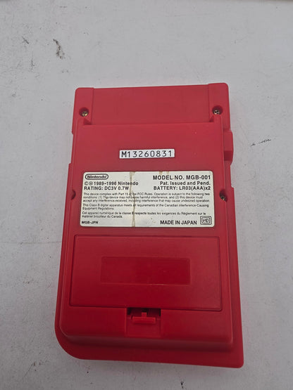 Red Game Boy Pocket - JP GameBoy (Complete)