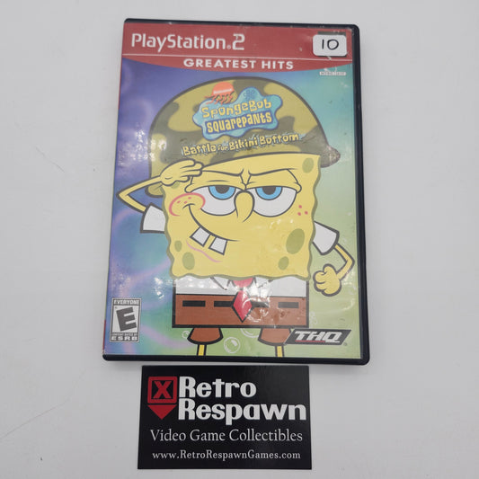 SpongeBob SquarePants Battle for Bikini Bottom [Greatest Hits] - Playstation 2 (Missing Manual)