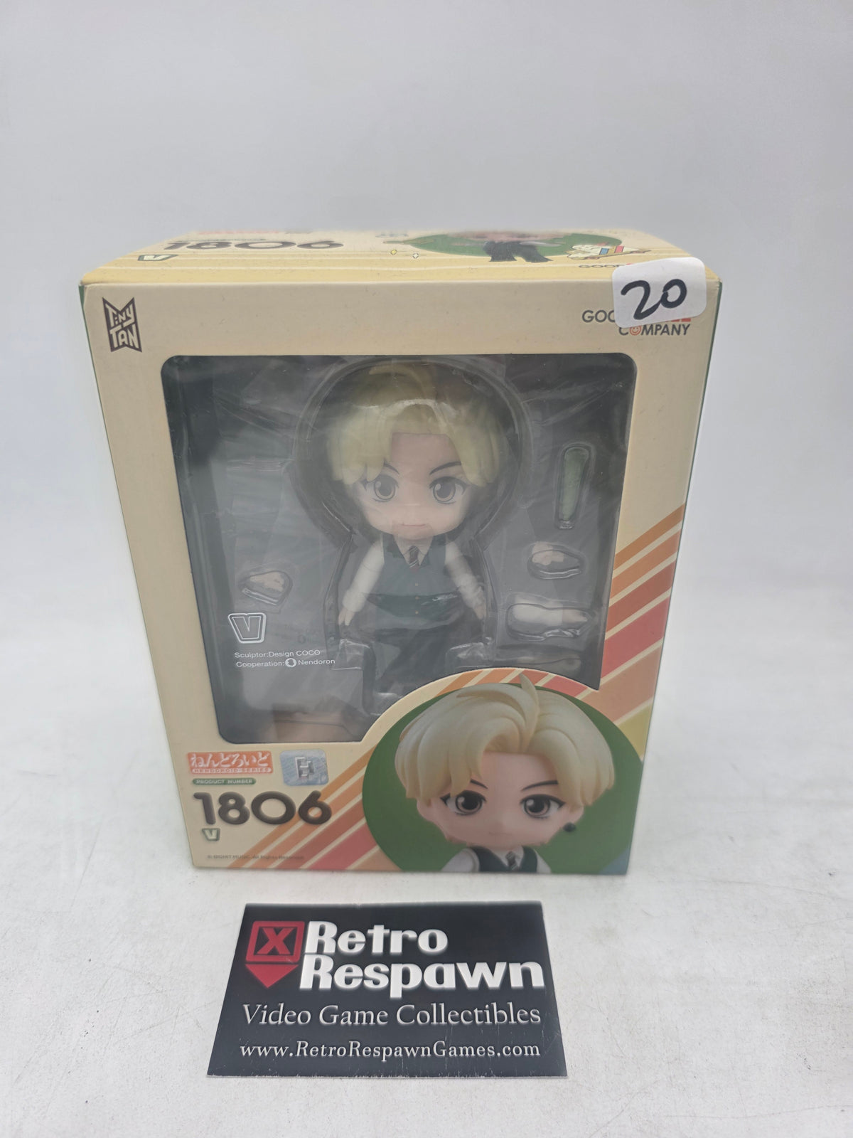 V BTS TINY TAN NENDOROID 1806 -Figure/Statue (Sealed)