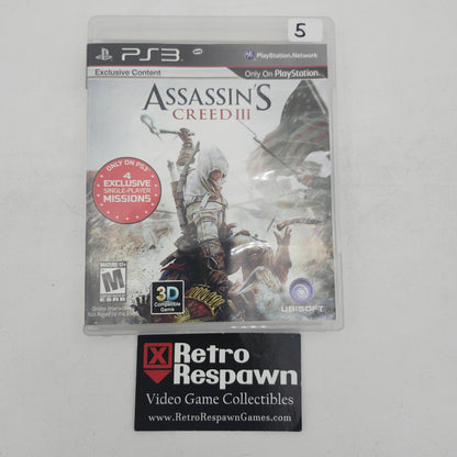 Assassin's Creed III - Playstation 3 (Complete)