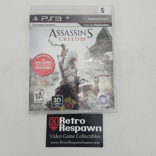 Assassin's Creed III - Playstation 3 (Complete)