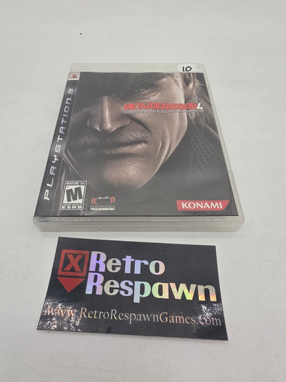 Metal Gear Solid 4 Guns of the Patriots - Playstation 3 (Complete)
