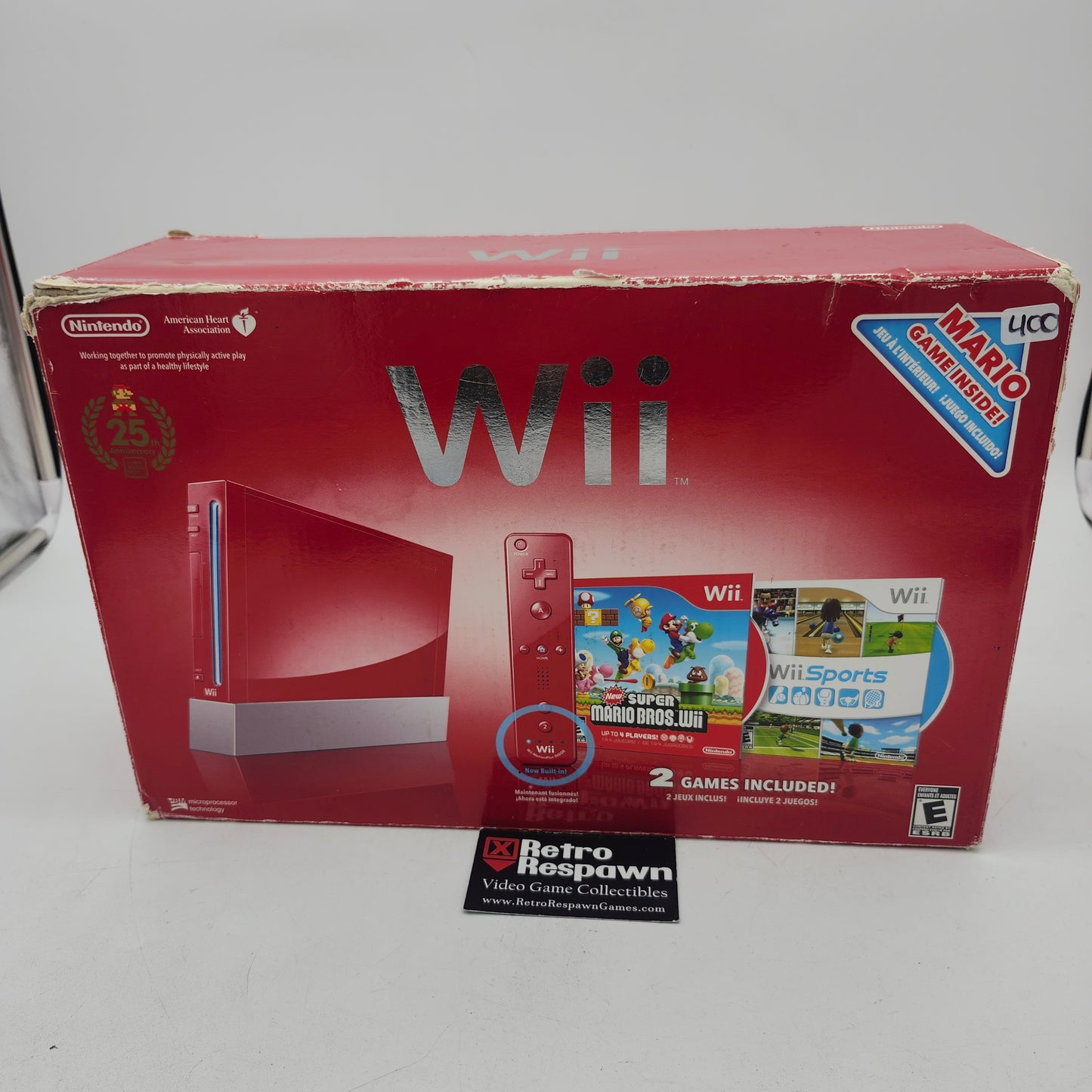 Red Nintendo Wii System - Wii (Complete)