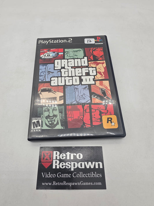 Grand Theft Auto III - Playstation 2 (Complete/ w Map)