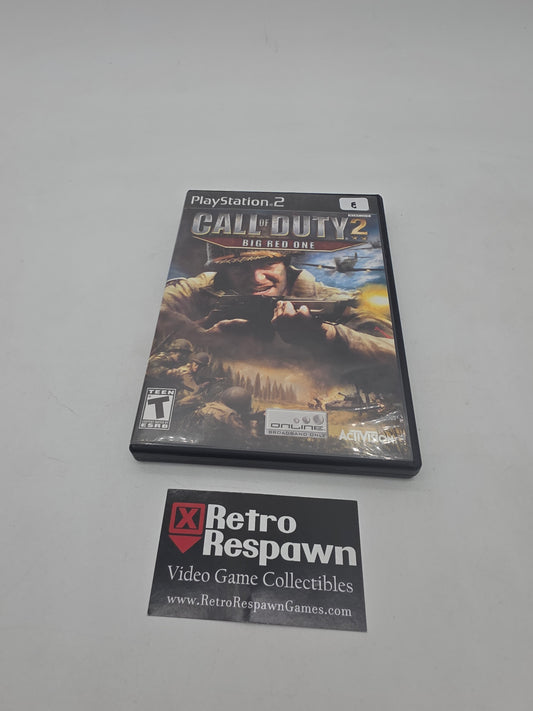 Call of Duty 2 Big Red One - Playstation 2 (Complete)