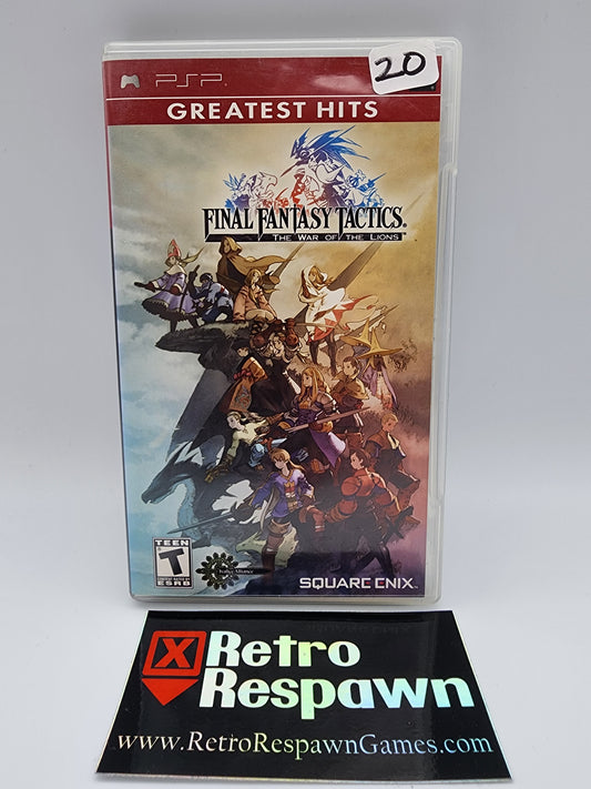 Final Fantasy Tactics: The War of the Lions - PSP (Complete)