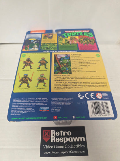 Playmates 2021 Teenage Mutant Ninja Turtles 5" Figure Retro Classic Leonardo MOC - Figure/Statue (Sealed)