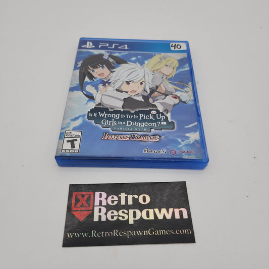 Is It Wrong to Try to Pick Up Girls in A Dungeon: Infinite Combat - Playstation 4 (Complete)