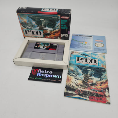 P.T.O. - Super Nintendo (Complete)