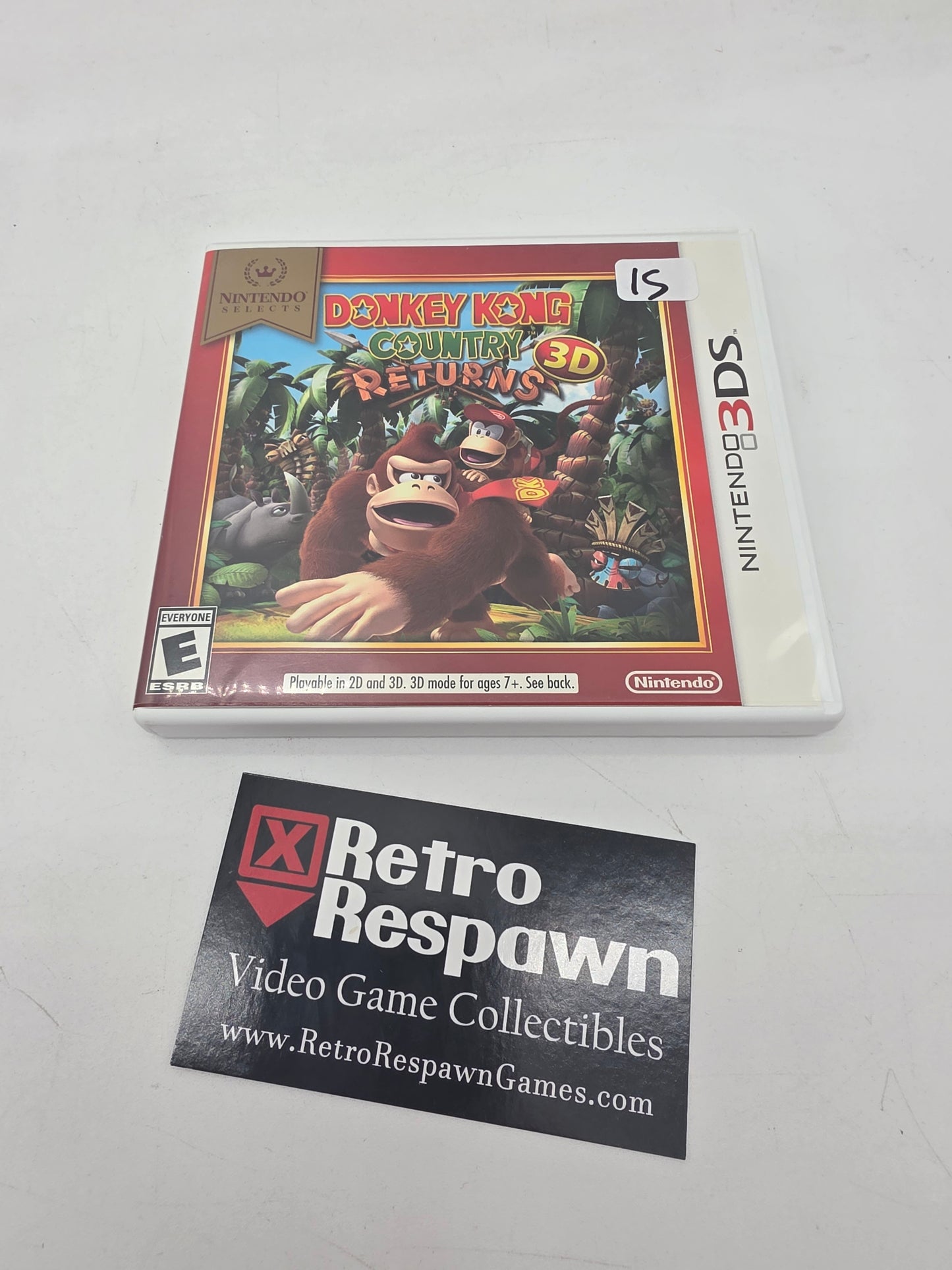 Donkey Kong Country Returns 3D [Nintendo Selects] - Nintendo 3DS (Complete)