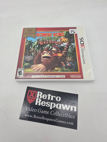 Donkey Kong Country Returns 3D [Nintendo Selects] - Nintendo 3DS (Complete)
