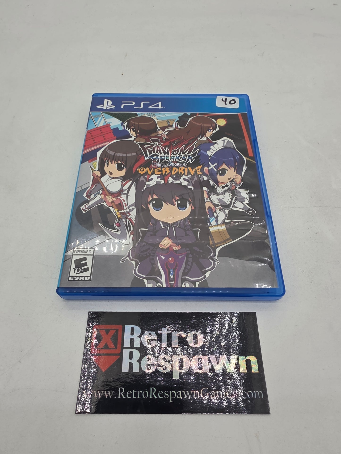 Phantom Breaker Battlegrounds Overdrive - Playstation 4 (Complete)