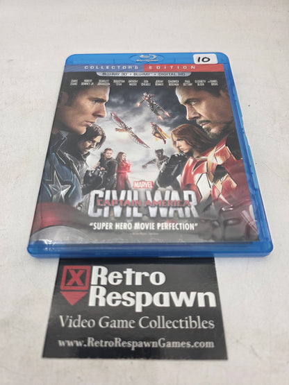 Captain America Civil War Collector's Edition [Blu-Ray 3D + Blu-Ray] - TV-Show/Movie (Complete)