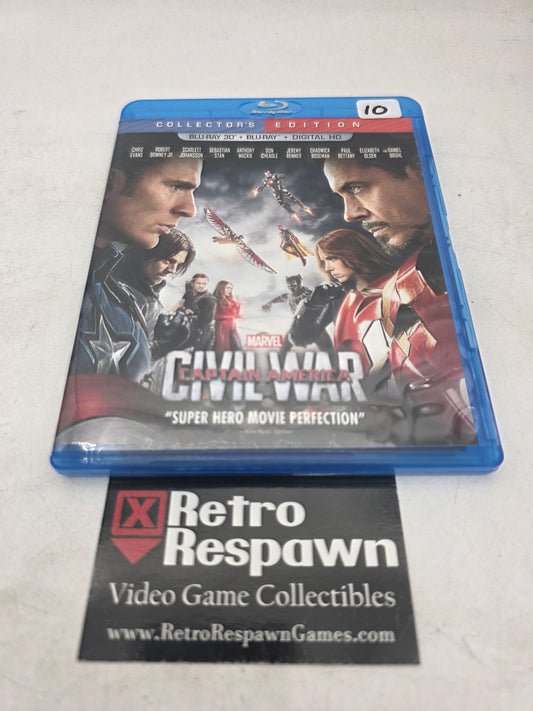 Captain America Civil War Collector's Edition [Blu-Ray 3D + Blu-Ray] - TV-Show/Movie (Complete)