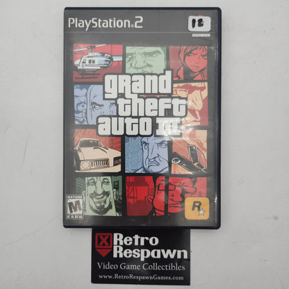 Grand Theft Auto III - Playstation 2 (Complete/ w Map)
