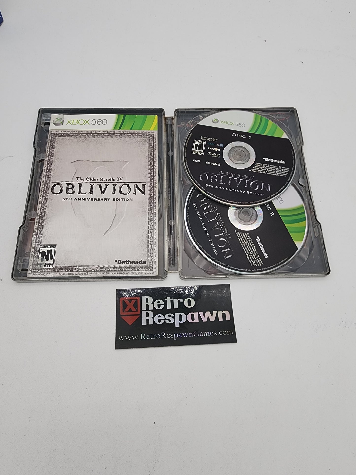 Elder Scrolls IV: Oblivion 5th Anniversary Edition - Xbox 360 (Steelbook/Game)