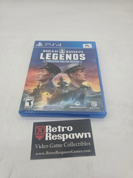 World of Warships Legends [Firepower Deluxe Edition] - Playstation 4 (Complete)