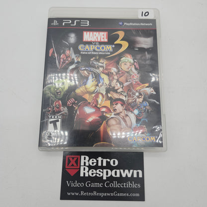 Marvel Vs. Capcom 3: Fate of Two Worlds - Playstation 3 (Complete)
