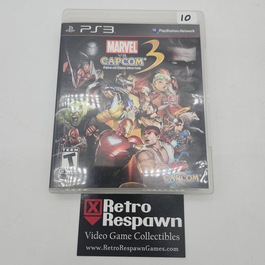 Marvel Vs. Capcom 3: Fate of Two Worlds - Playstation 3 (Complete)